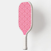 Moe Roze Geborduurd Pickleball Paddle  (Links)