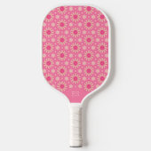 Moe Roze Geborduurd Pickleball Paddle  (Voorkant)