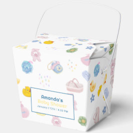 Moe rubber eend bad baby shower bedankdoosjes