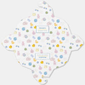 Moe rubber eend bad baby shower bedankdoosjes (Ongevouwen)