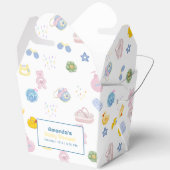 Moe rubber eend bad baby shower bedankdoosjes (Open)
