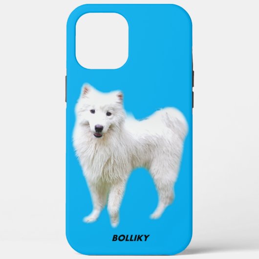 Moe Samoyed Cartoon iPhone iPad Hoes (Achterkant)