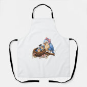 Moe Schattig Afstudeervogel All-Over Print Schort (Voorkant)