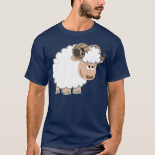 Moe Schattig Cartoon Ram T-Shirt