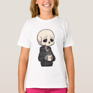 Moe Skelet Trui Kinderen Koffie T-shirt
