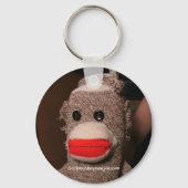 Moe Sock Monkey-Sleutelhanger Sleutelhanger (Voorkant)