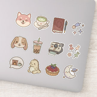 Moe stickerpakket voor iPad – Kawaii esthetiek Sticker