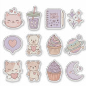 Moe stickerpakket voor iPad Kawaii esthetisch Sticker (Voorkant)