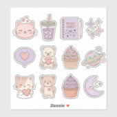 Moe stickerpakket voor iPad Kawaii esthetisch Sticker (Vel)