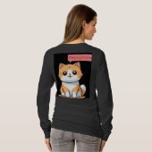 Moe T-shirt met Cartoonkat en tekst "Mijn naam is (Achterkant volledig)