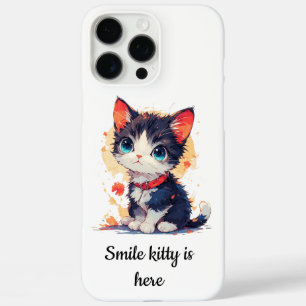 Moe telefoonhoesje met cartoon kat iPhone 16 pro max hoesje