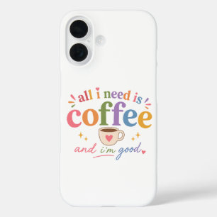 Moe telefoonhoesje voor koffieliefhebbers iPhone 16 hoesje