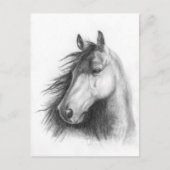 Moe the Morgan portret briefkaart (Voorkant)