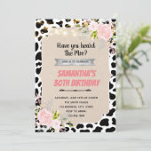 Moe thema volwassen uitnodiging (Staand voorkant)