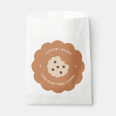 Moe Uitziende Chocolade Chips Koekjes Thuisbakkery Bedankzakje (Voorkant)