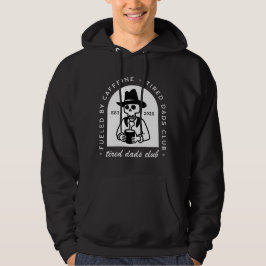Moe vaders club aangepaste datum nieuwe vader grap hoodie