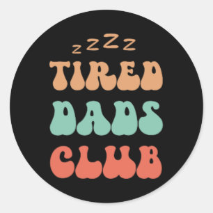 Moe vaders club auto race track op papa vader ronde sticker