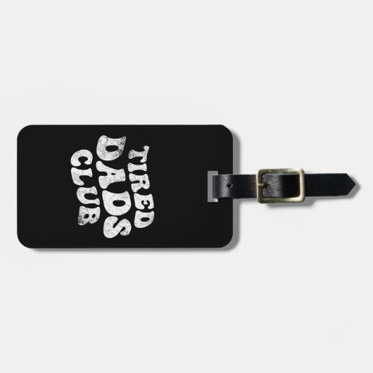 Moe vaders club grappig bagagelabel (Voorkant horizontaal)