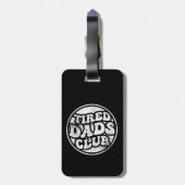 Moe vaders club grappig bagagelabel (Achterkant verticaal)