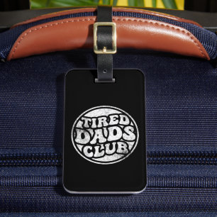 Moe vaders club grappig bagagelabel
