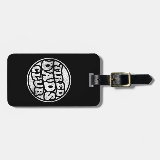 Moe vaders club grappig bagagelabel (Voorkant horizontaal)