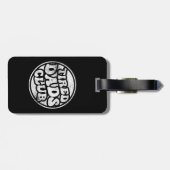 Moe vaders club grappig bagagelabel (Achterkant horizontaal)