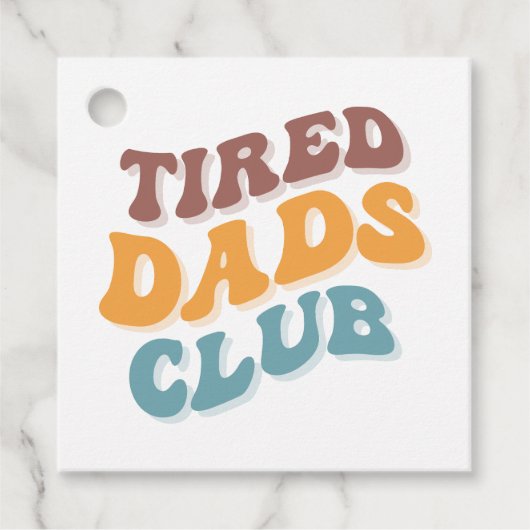 Moe vaders club grappig bedankjes labels (Voorkant)