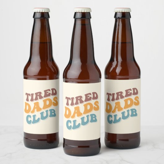 Moe vaders club grappig bier etiket (Flessen)