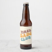 Moe vaders club grappig bier etiket (Voorkant)