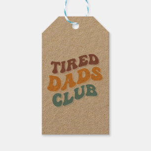 Moe vaders club grappig cadeaulabel