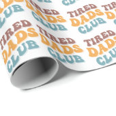 Moe vaders club grappig cadeaupapier (Rol Hoek)