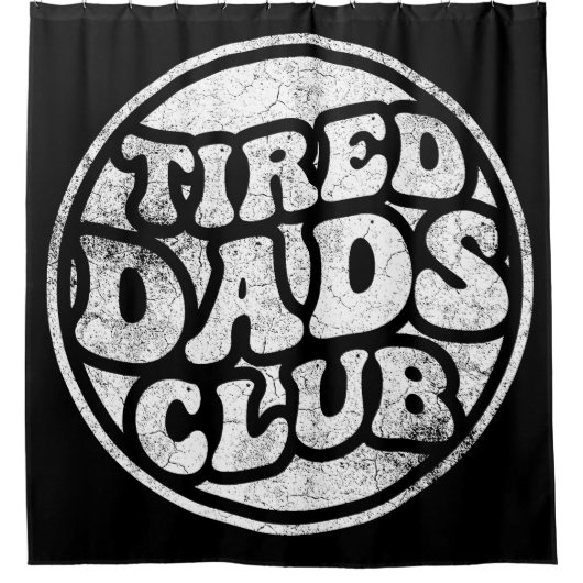Moe vaders club grappig douchegordijn (Voorkant)