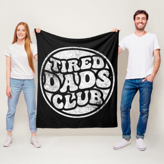 Moe vaders club grappig fleece deken (In situ)