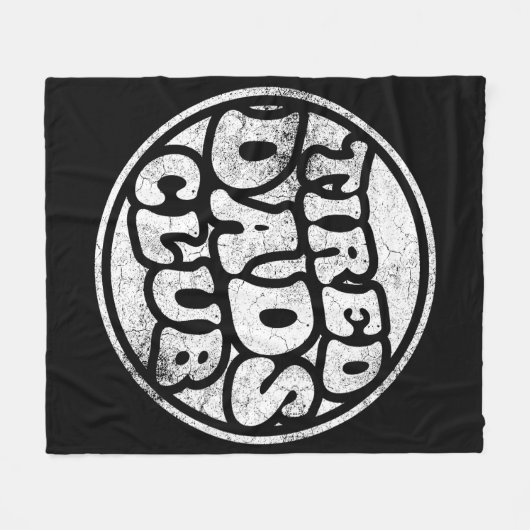 Moe vaders club grappig fleece deken (Voorkant (Horizontaal))