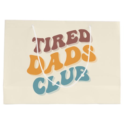 Moe vaders club grappig groot cadeauzakje (Achterkant)