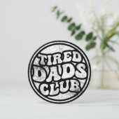 Moe vaders club grappig kaart (Staand voorkant)