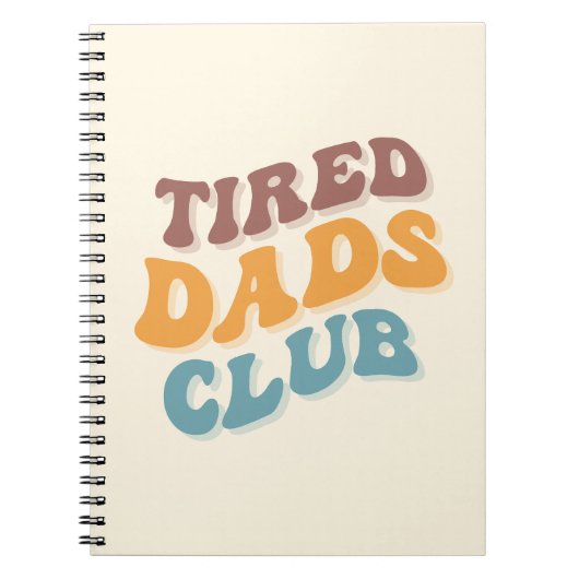 Moe vaders club grappig notitieboek (Voorkant)