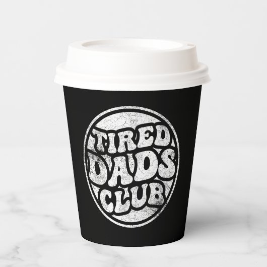 Moe vaders club grappig papieren bekers (Voorkant)
