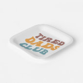 Moe vaders club grappig papieren bordje (Gebogen)