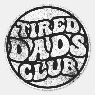 Moe vaders club grappig ronde sticker