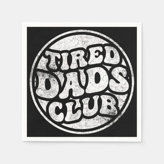 Moe vaders club grappig servet (Voorkant)
