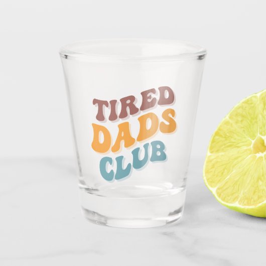 Moe vaders club grappig shot glas (Voorkant)