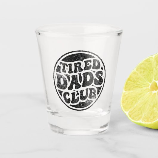Moe vaders club grappig shot glas (Voorkant)