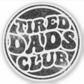 Moe vaders club grappig sticker (Voorkant)