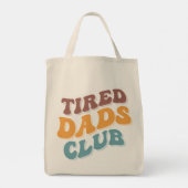 Moe vaders club grappig tote bag (Achterkant)
