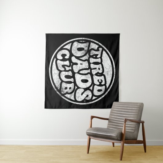 Moe vaders club grappig wandkleed (In Situ (horizontaal))