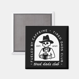 Moe vaders club grappige koffie liefhebber nieuwe magneet