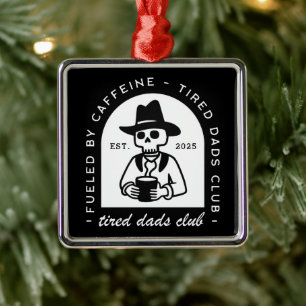 Moe vaders club grappige koffie liefhebber nieuwe  metalen ornament