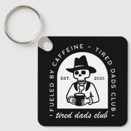 Moe vaders club nieuwe vader grappige koffie cowbo sleutelhanger