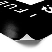 Moe vaders club op maat grappige koffie liefhebber perfect poster (Hoek)